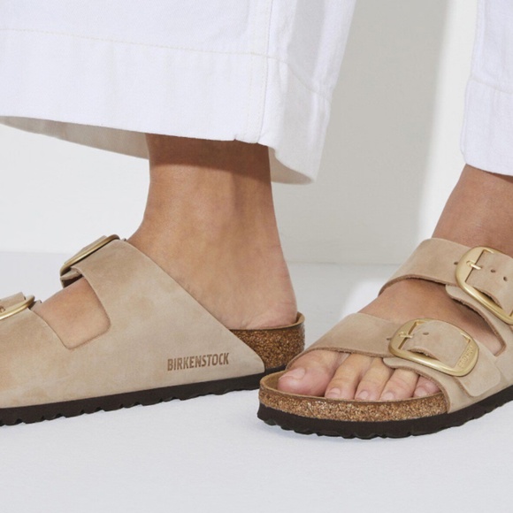 Birkenstock Big Buckle Arizona Size 38 Sandcastle Brand New - Picture 5 of 5